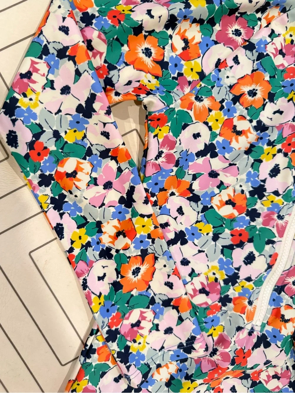 GAP Floral Longsleeve Swimsuit